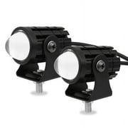 LED motorbike spotlight two-colour  built-in for high and low beam  IP67  waterproof and very bright low beam  and very bright set of two pieces