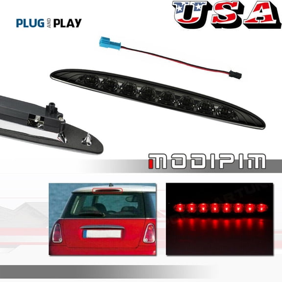 LED rear third brake stop light smoke suitable for 2002-2006 Mini Cooper R50 R53-