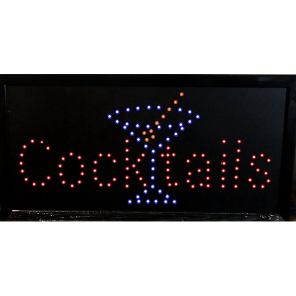 *LED sign COCKTAIL