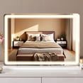 thumbnail image 1 of CONCETTA 22-inch × 32-inch LED Illuminated Makeup Mirror with Built-in lights, Small Smart Touch-Controlled Makeup Mirror with Adjustable lighting, 1 of 8
