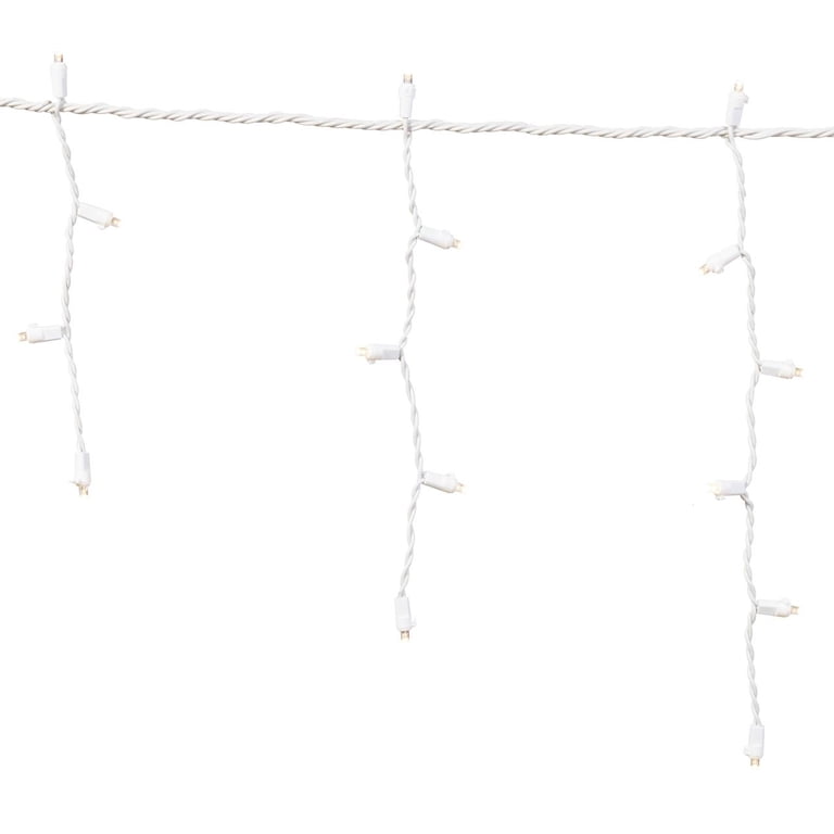 Indoor/Outdoor 200-Count LED 8 Function-Sync Icicle Christmas