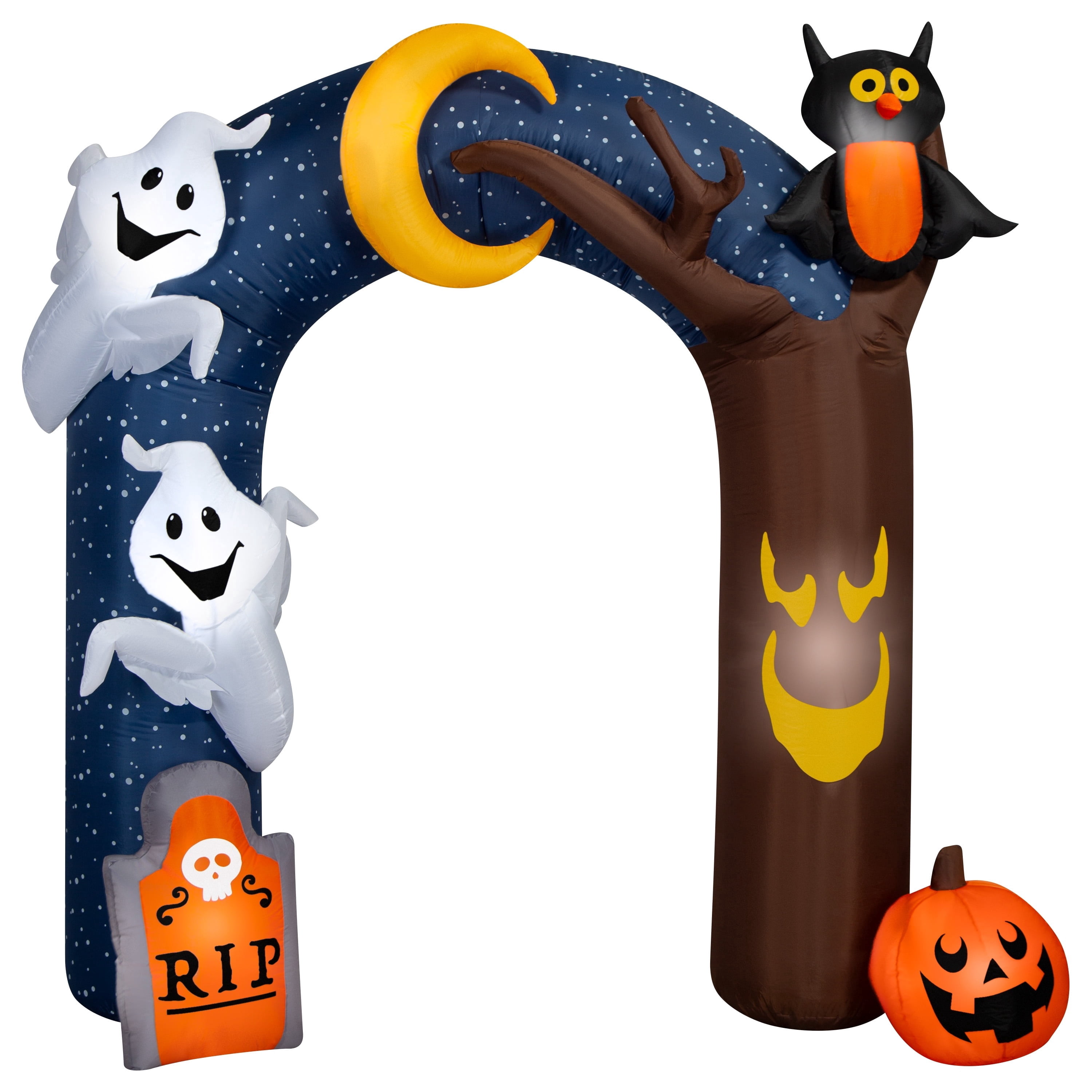 Halloween Night Archway Airblown Yard Inflatable, Multicolor, 7.5', Halloween by Way To Celebrate