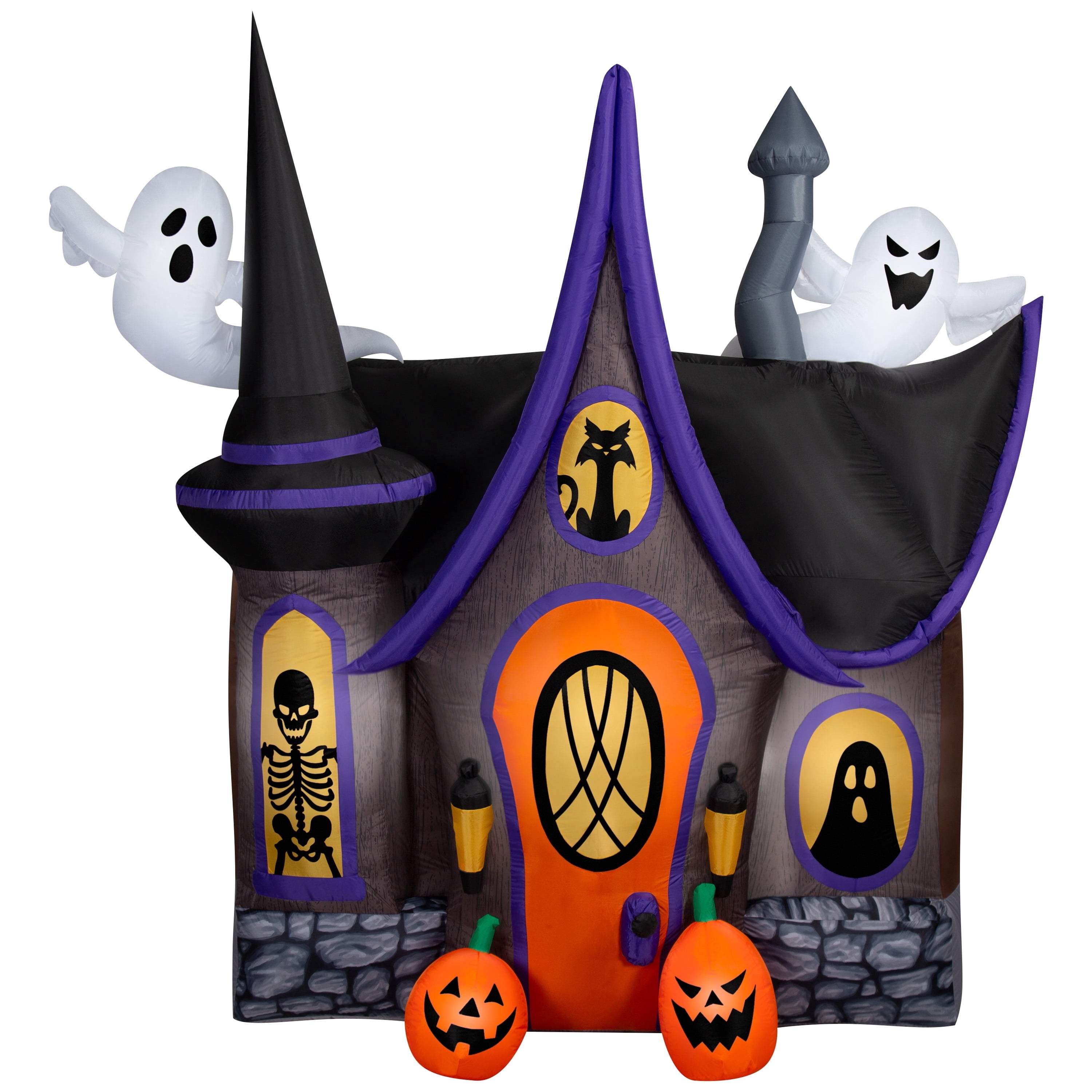 Haunted House Airblown Yard Inflatable, Multicolor, 8.5', Halloween by Way To Celebrate