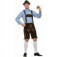 thumbnail image 1 of LEDERHOSEN SHIRT-BLUE GINGHAM-S, 1 of 2
