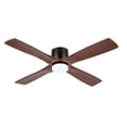 thumbnail image 1 of LEDET 54 in. 4 Solid Wood Blades Indoor Ceiling Fan with Light Kit and Remote, 1 of 9