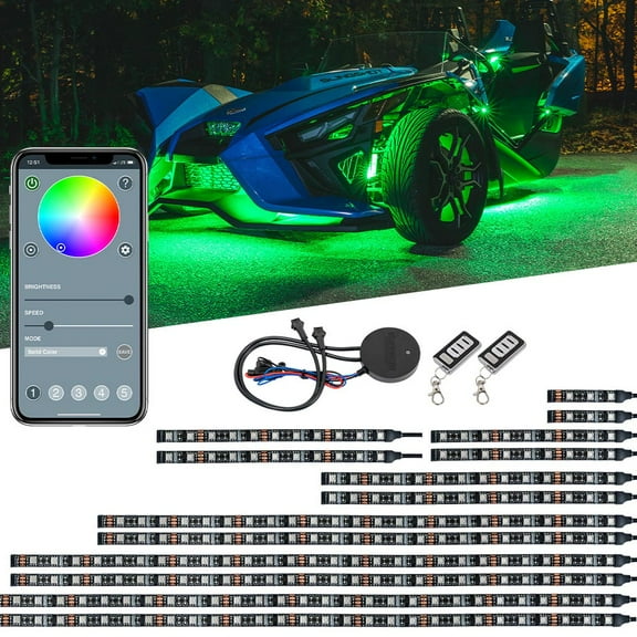 LEDGlow 20pc Advanced Million Color Slingshot Lighting Kit with Smartphone Control