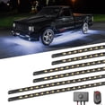 thumbnail image 1 of LEDGlow 6pc White Flexible LED Slimline Truck Underbody Underglow Lighting Kit, 1 of 10