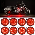 thumbnail image 1 of LEDGlow 8pc Red LED Pod Motorcycle Lighting Kit, 1 of 8