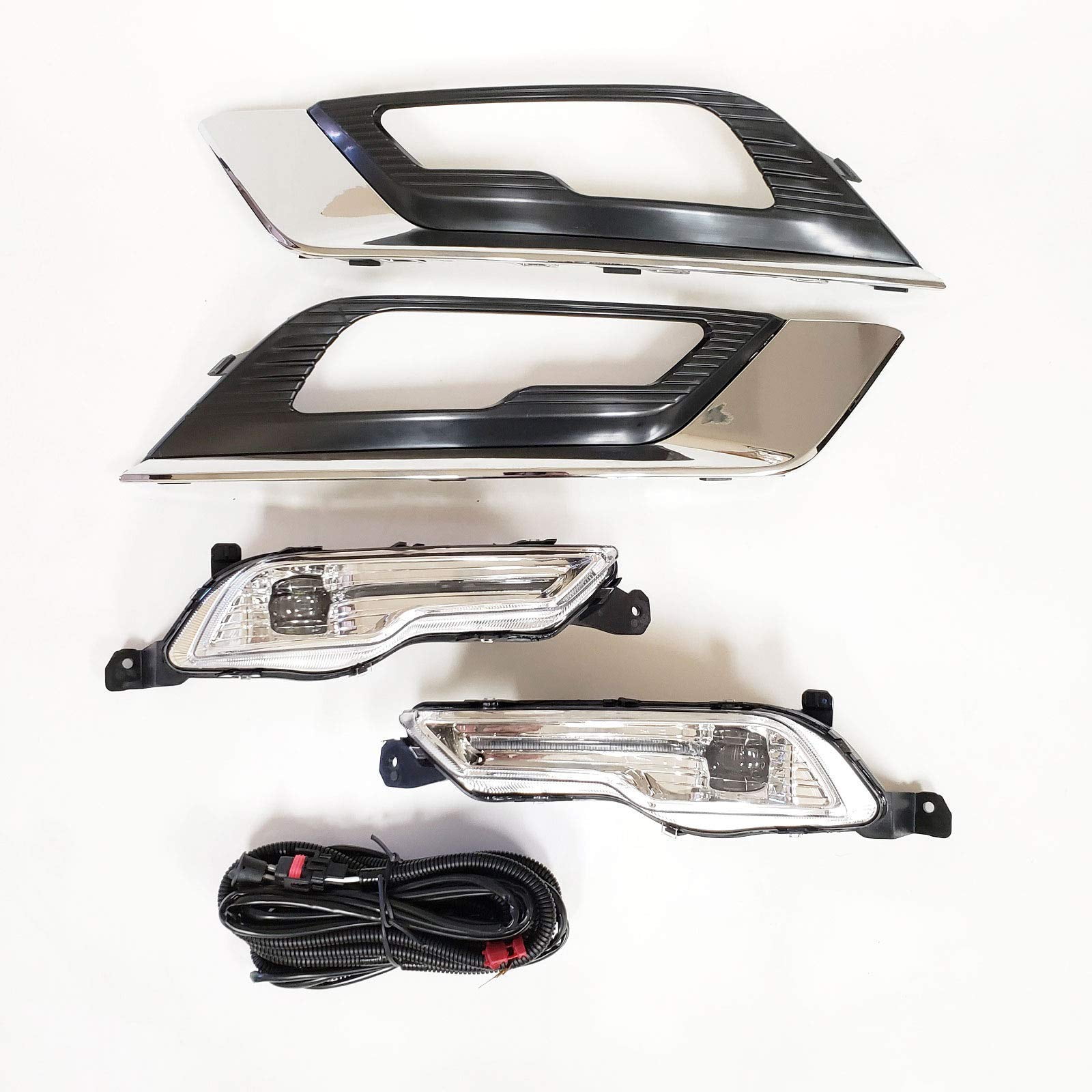 LEDIN Built-in LED Fog CM31 Lights for 2017-2018 Ford Fusion (OE Style