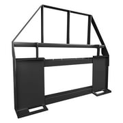LEDKINGDOMUS 46 in Quick Attach Mount Pallet Fork Frame 4000lbs Capacity Skid Steer Attachment