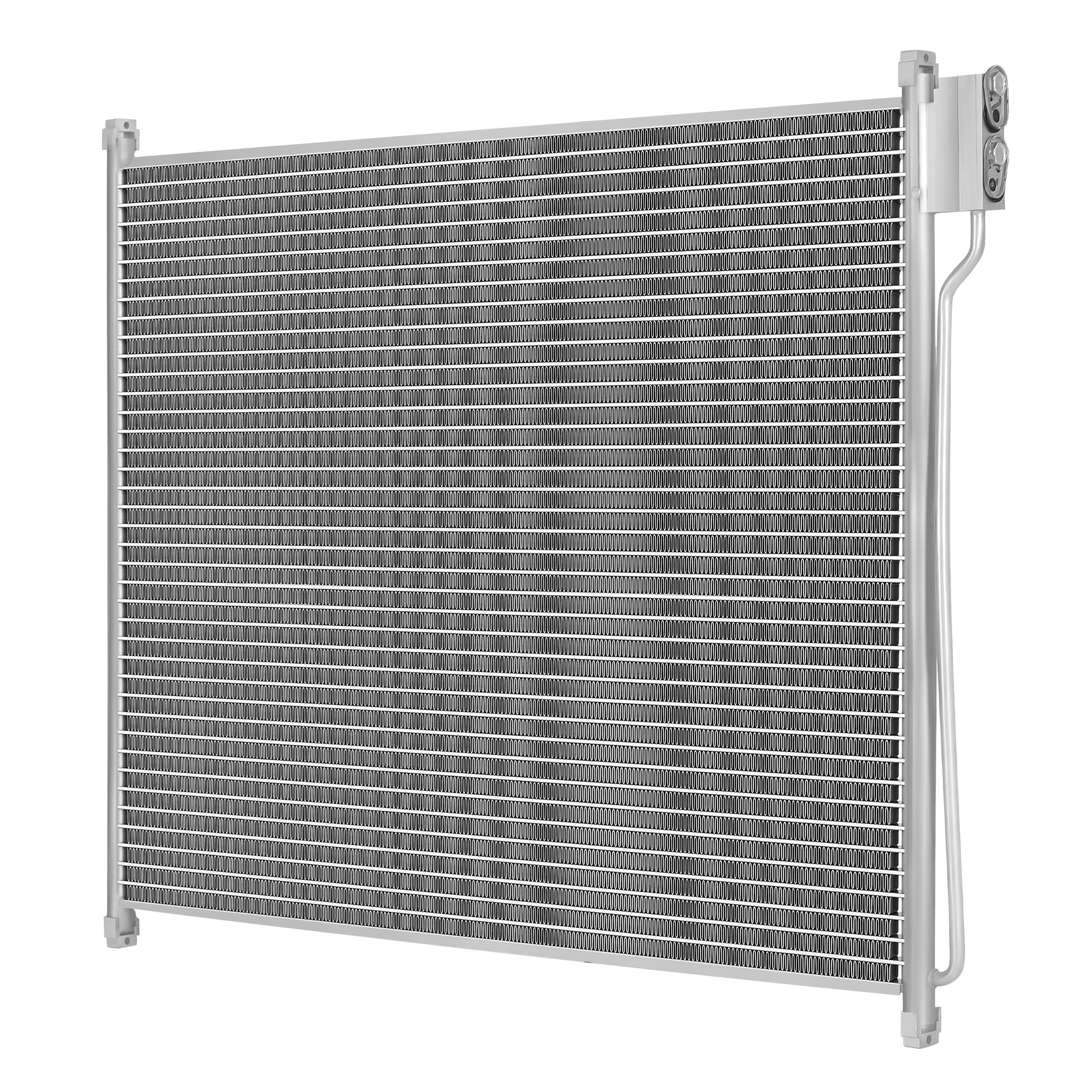 LEDKINGDOMUS A/C AC Condenser Air Conditioning Condenser Compatible with 2000-2005 Ford Excursion, 1999-2007 Ford F-250 F-350 F-450 F-53 F-550 V8 4.6L 5.4L 6.0L 7.3L V10 6.8L