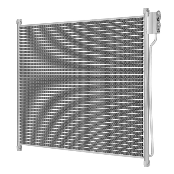 LEDKINGDOMUS A/C AC Condenser Air Conditioning Condenser Compatible with 2000-2005 Ford Excursion, 1999-2007 Ford F-250 F-350 F-450 F-53 F-550 V8 4.6L 5.4L 6.0L 7.3L V10 6.8L