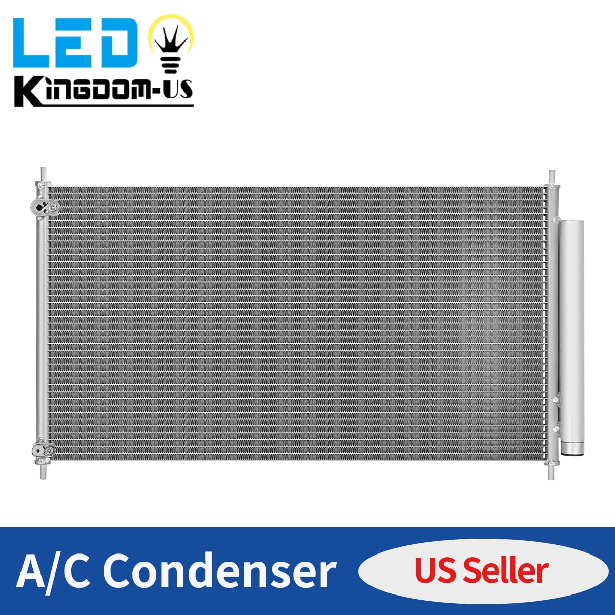 LEDKINGDOMUS A/C AC Condenser Air Conditioning Condenser For Honda Accord 2013-2017 EX/EX-L/LX/LX-S/Sport/Touring L4 2.4L V6 3.5L