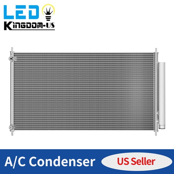 LEDKINGDOMUS A/C AC Condenser Air Conditioning Condenser For Honda Accord 2013-2017 EX/EX-L/LX/LX-S/Sport/Touring L4 2.4L V6 3.5L