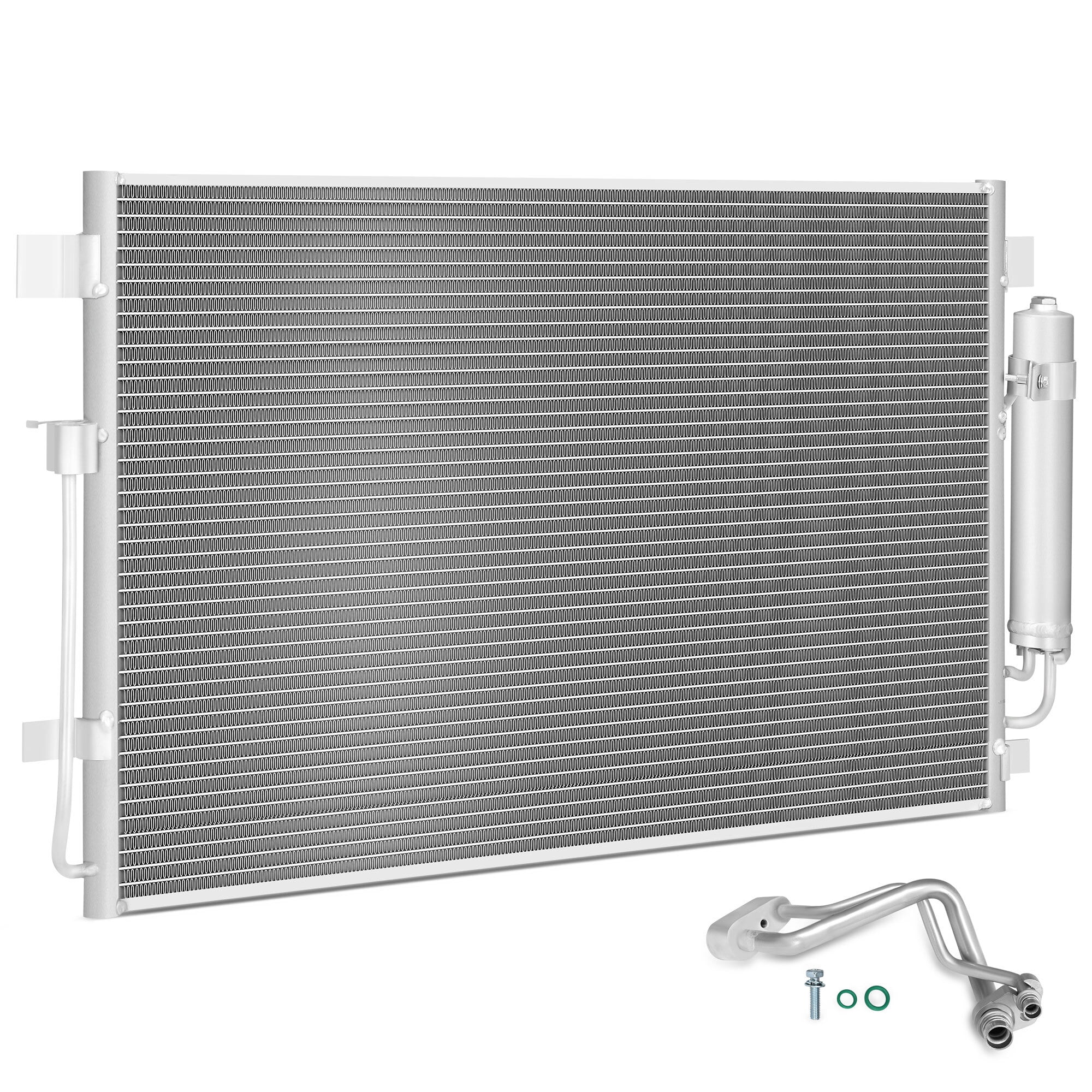LEDKINGDOMUS AC Condenser for Nissan Altima (2007–2018) & Maxima (2009–2021) – Direct-Fit Replacement for OEM NI3030161 / NI3030171 – Fits 2.5L & 3.5L V6 Engines