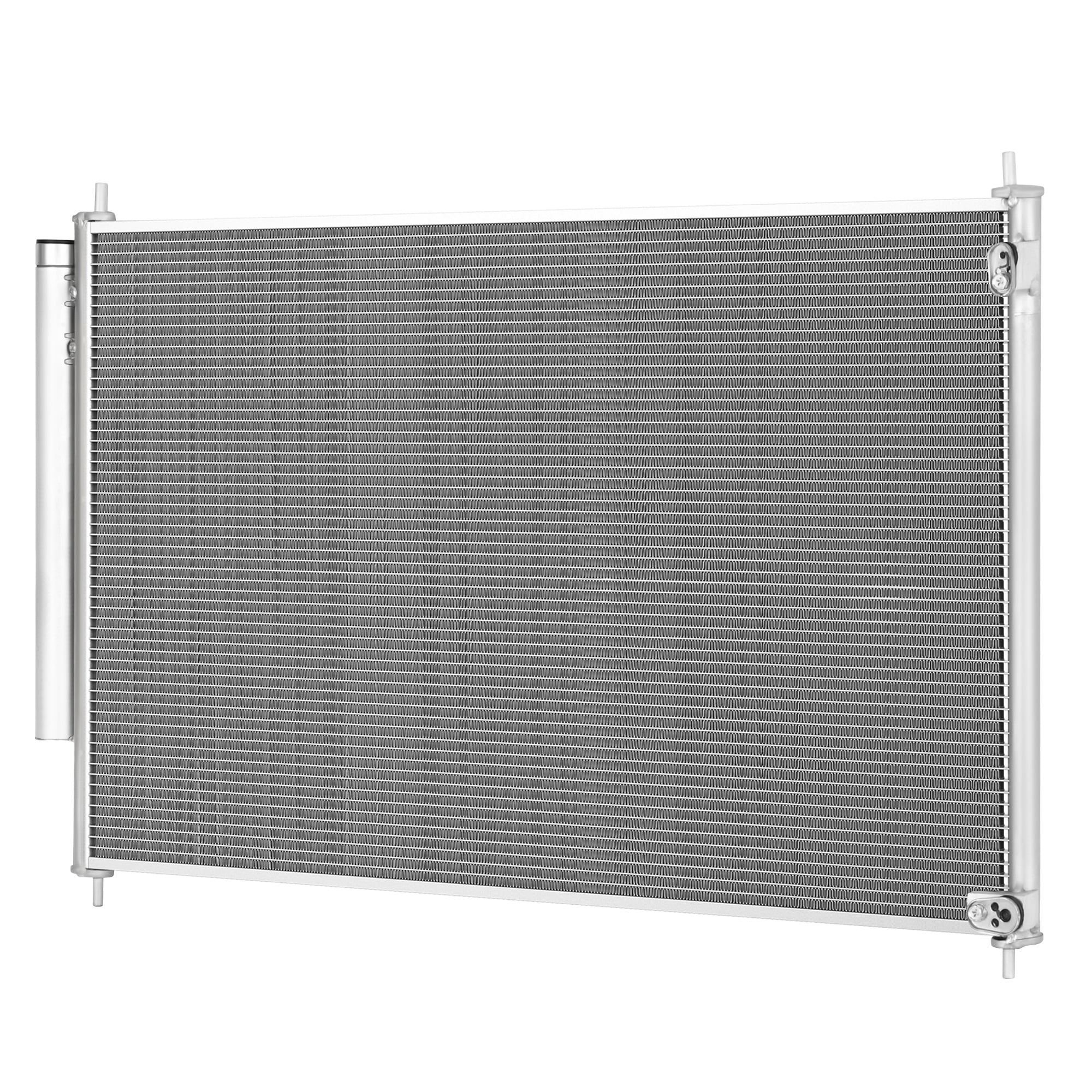 LEDKINGDOMUS AutoPart Premium AC Condenser 80110SZAA01 for 2009-2015 Honda Pilot EX EX-L LX SE Touring 3.5L V6, Direct Fit Aluminum Replacement, Leak Tested