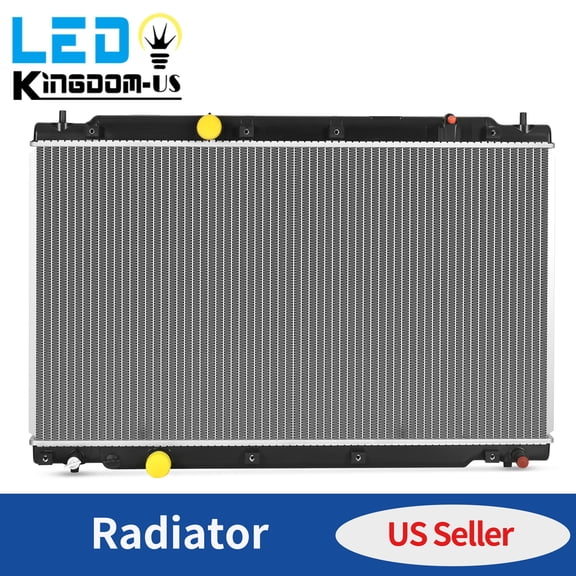 LEDKINGDOMUS Direct Fit Aluminum Radiator for 2017 2018 2019 2020 2021 2022 Honda CRV L4 1.5L, OE Replacement High Efficiency Cooling System