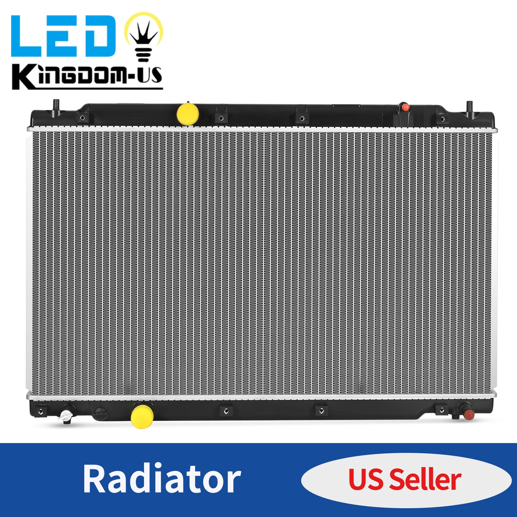 LEDKINGDOMUS Direct Fit Aluminum Radiator for 2017-2022 Honda CR-V 1.5L L4 (L15BE) – Replaces OEM 190105PAA01, 190105SJ003, HO3010243, CU13626