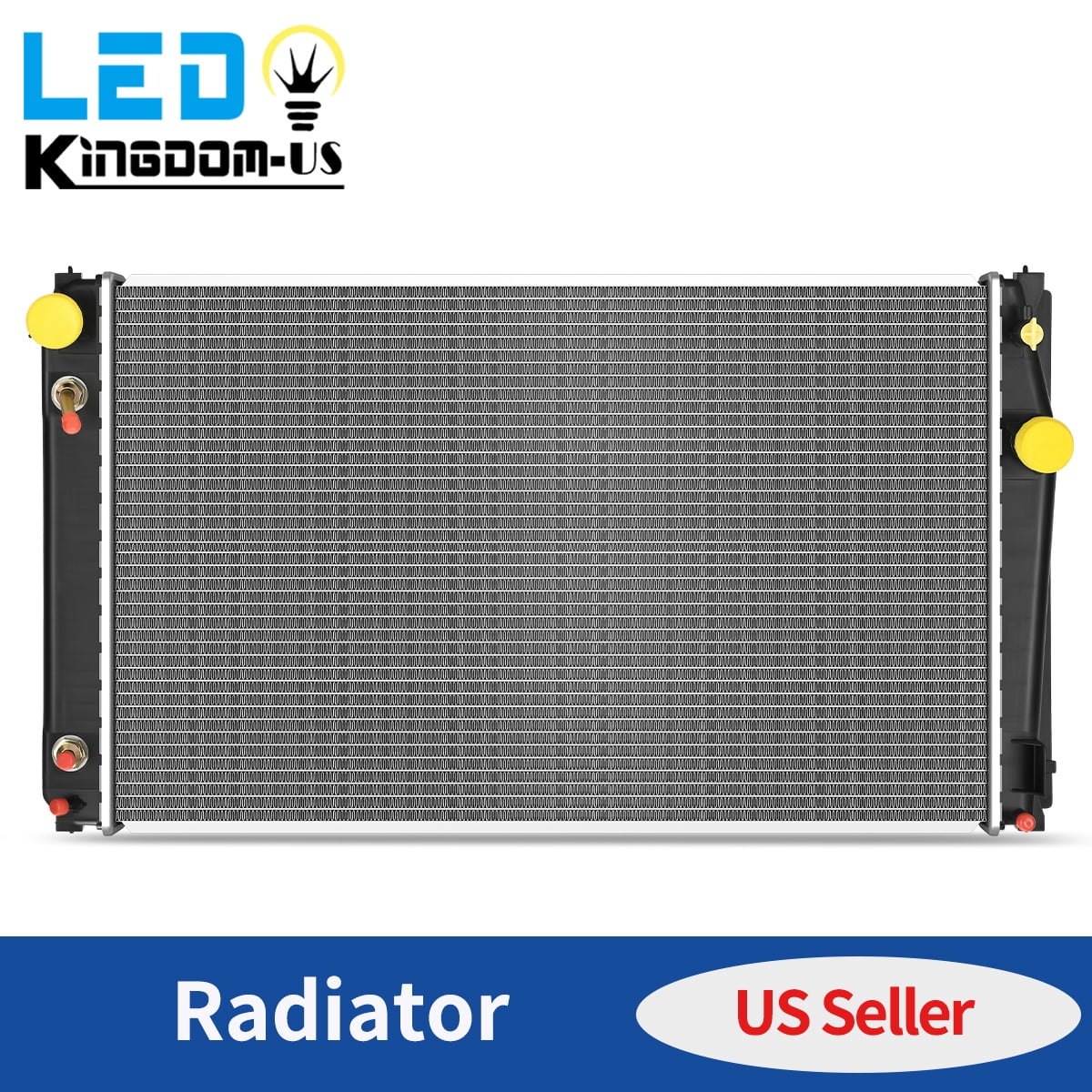 LEDKINGDOMUS  Direct Fit Radiator For 2006-2016 Toyota RAV4 2.4L/2.5L V6/3.5L Engines | OEM 16400-28570 CU2891 Compatible
