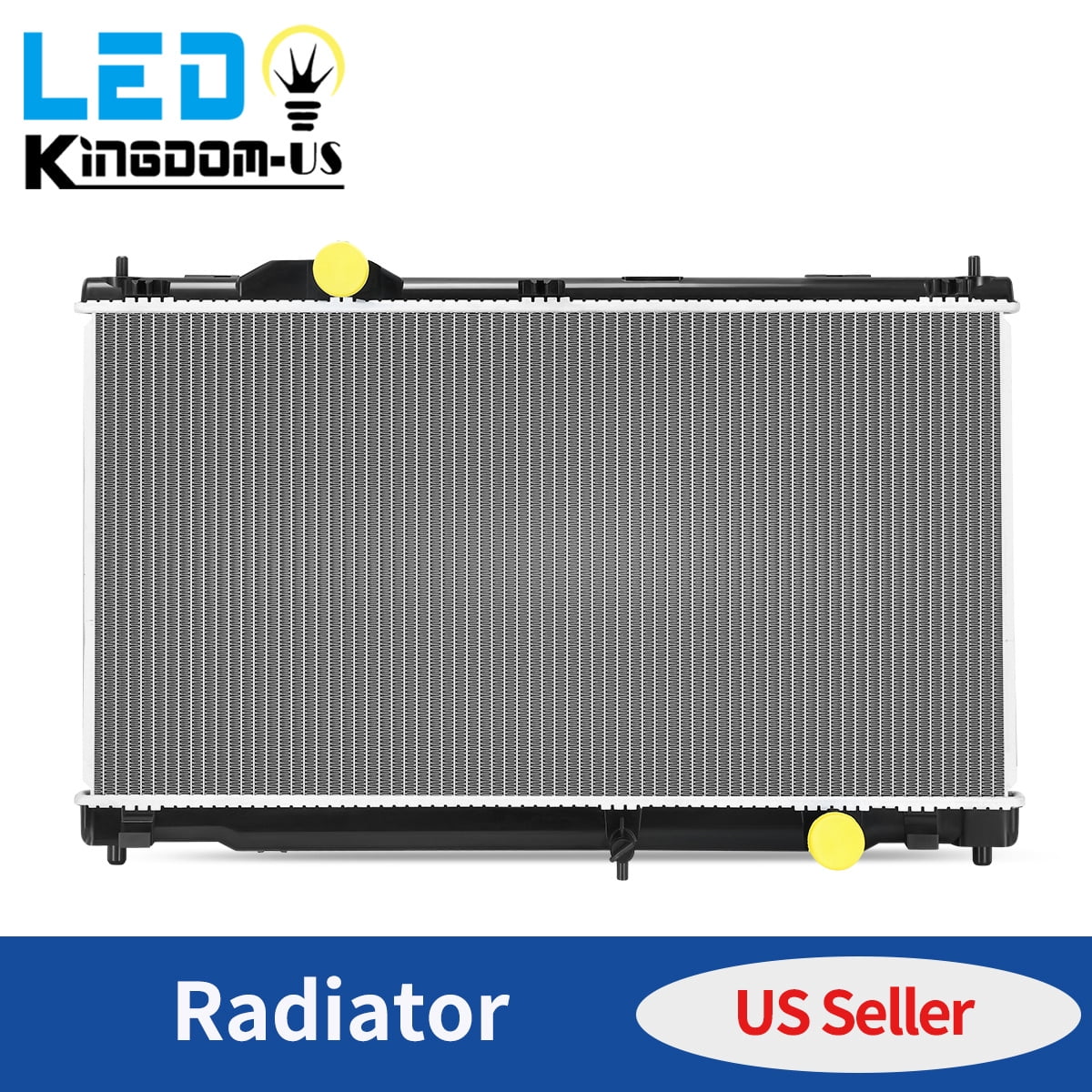 LEDKINGDOMUS Direct Fit Radiator for 2006-2008 Buick Lucerne 3.8L V6 Replaces 8012854 25772258 Aluminum Core and High-Density Fins, Replaces CU2854