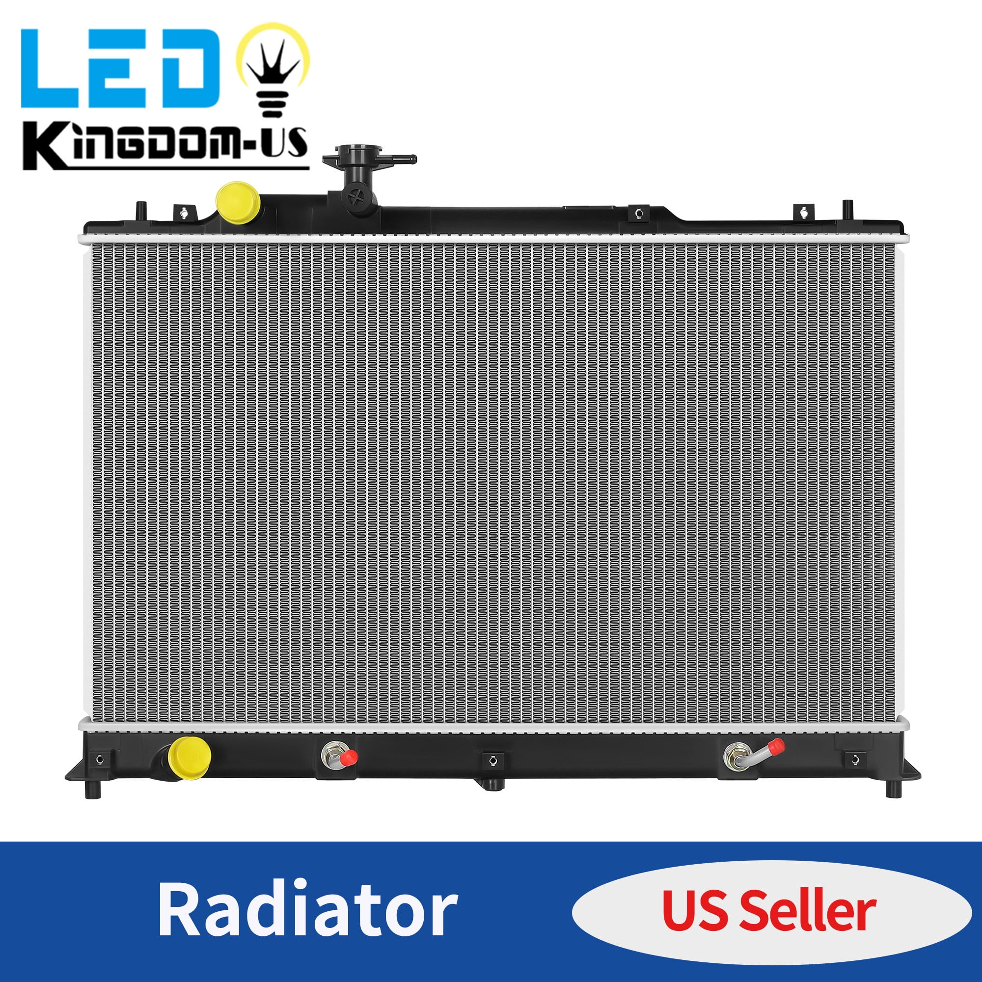 LEDKINGDOMUS Direct-Fit Radiator for 2007-2012 Mazda CX-7 2.3L 2.5L L4 Turbo, Aluminum Core Leak-Tested Design, OE Equivalent L33L15200 MA3010232