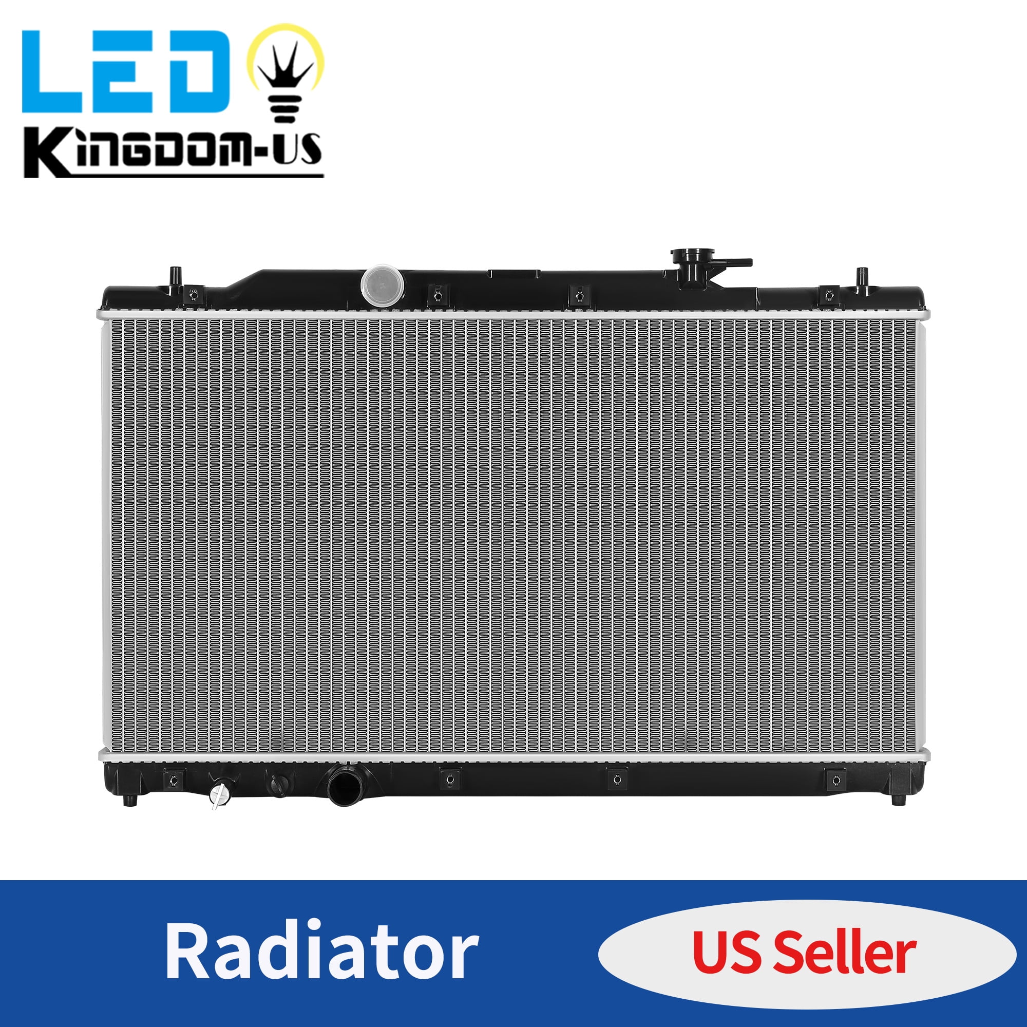 LEDKINGDOMUS Direct Fit Radiator for 2023-2024 Honda Accord 1.5L L4, OEM HO3010256 & 1901064AAO1 Replacement (CAP NOT INCLUDED)