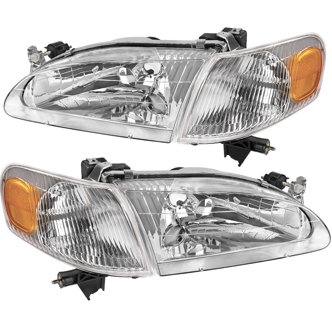RVNI For 1998-2000 Toyota Corolla Combo Set Headlight & Corner Parking Lights