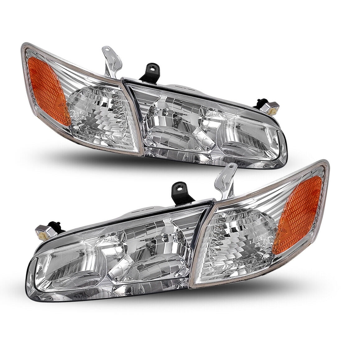 RVNI For 2000-2001 Toyota Camry Headlights Headlamp w/ Corner Lights ...