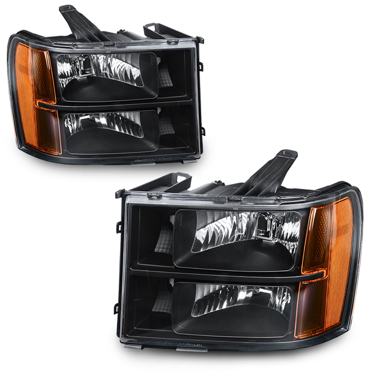 RVNI Headlights Fit for 2007-2013 GMC Sierra 1500/2007-2014 2500HD 3500HD Replacement