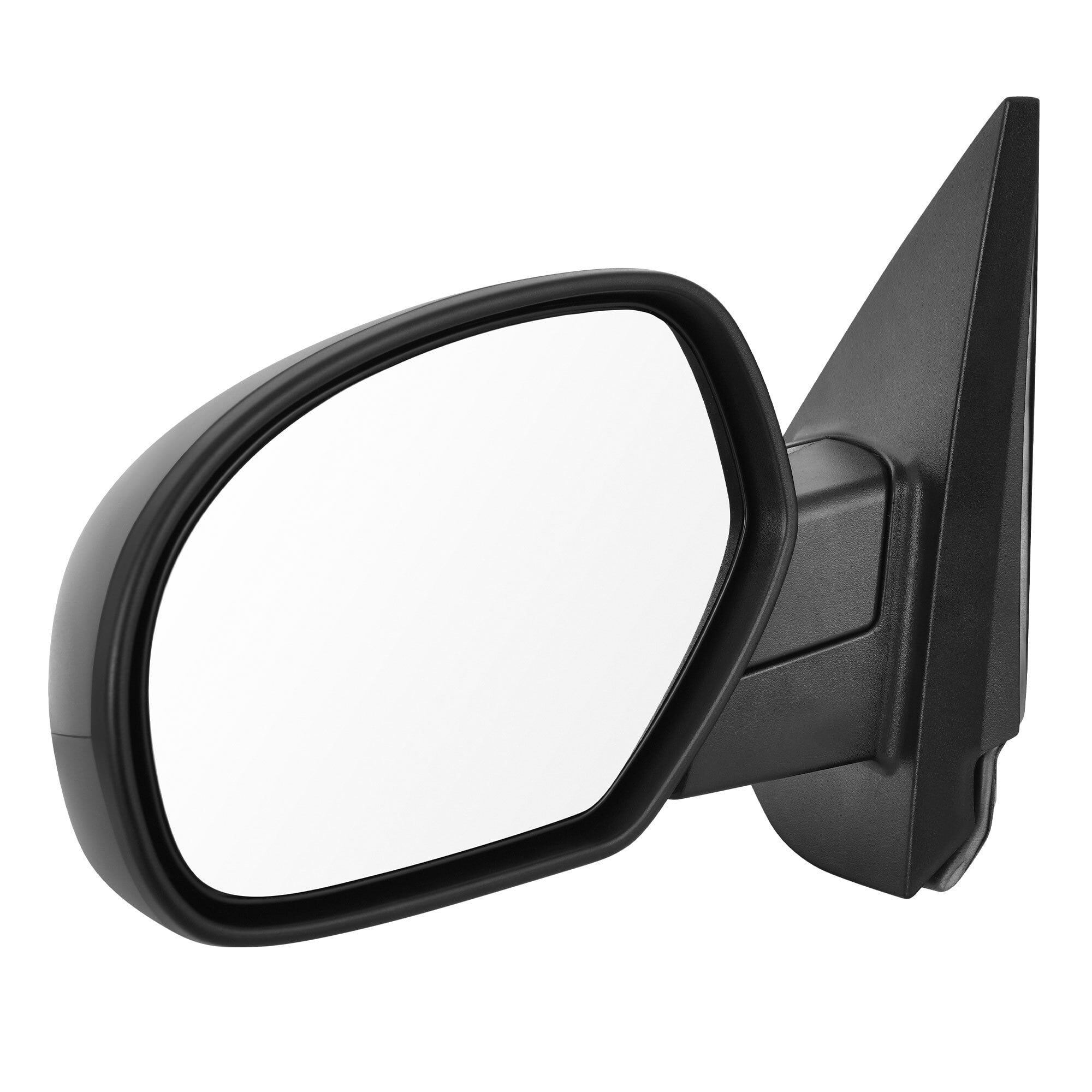 LEDKINGDOMUS Left Side Power Heated Manual Folding Mirror Replacement for 2007-2013 Chevy Silverado 1500/2500/3500 Avalanche GMC Sierra 1500/2500/3500 (LH Driver Side)