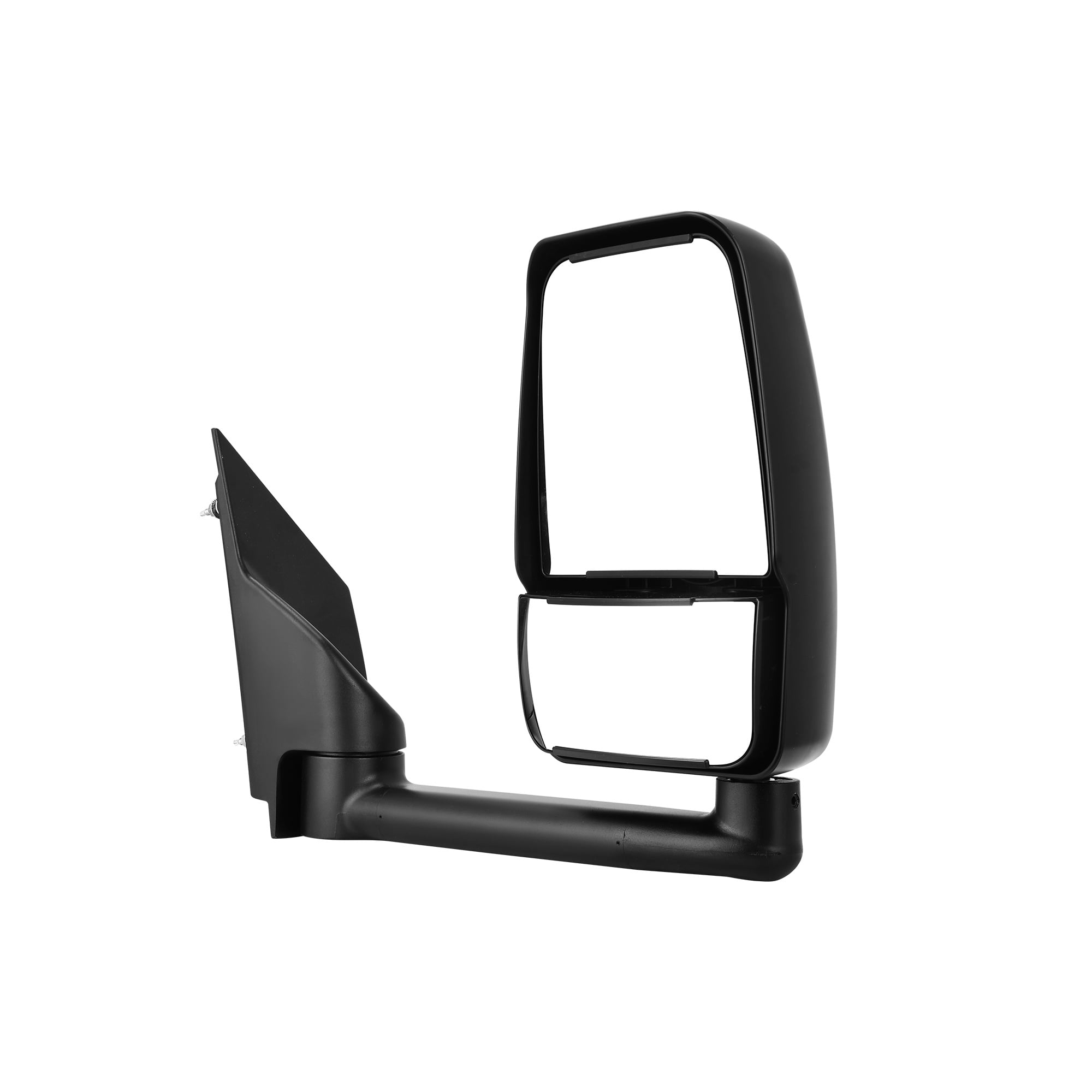LEDKINGDOMUS Manual Folding Mirror Passenger Side Right for Chevy Express GMC Savana 1500 2500 3500 2003-2019 Models with Convex Lens and Adjustable Glass