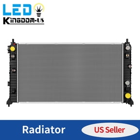 LEDKINGDOMUS Precision Fit Radiator Compatible with 2019-2024 Chevrolet Silverado 1500/GMC Sierra 1500 V8 5.3L 6.2L, Aluminum Core Leak-Proof Design, TIG-Welded for Extreme Weather Resistance CU13767
