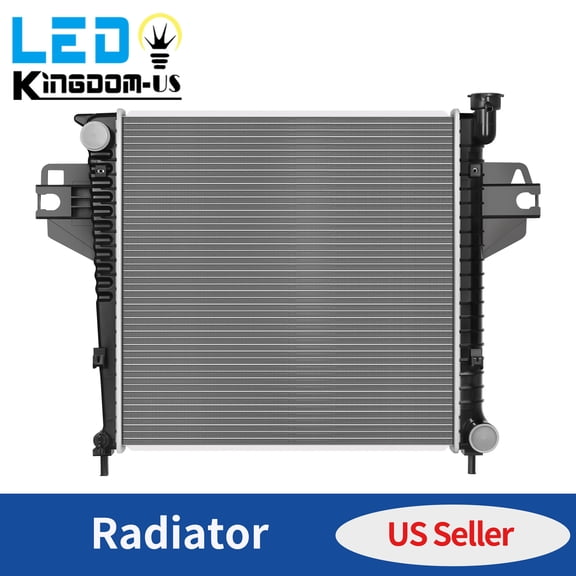 LEDKINGDOMUS Premium Aluminum Radiator for 2007 Jeep Liberty V6 3.7L, Direct Fit Replacement Replaces 68020278AA CH3010360, High Efficiency Cooling System