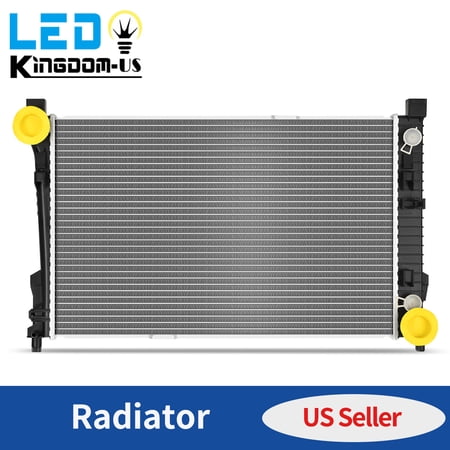 LEDKINGDOMUS Radiator for 2001-2005 Mercedes C320 C240 2002-2005 C230 2006-2007 C280 2003-2005 CLK320 2006-2007 C350 2.6L 3.0L 3.2L 3.5L V6 L4,Replaces 2035000503 MB3010103,Leak Checked Aluminum Core