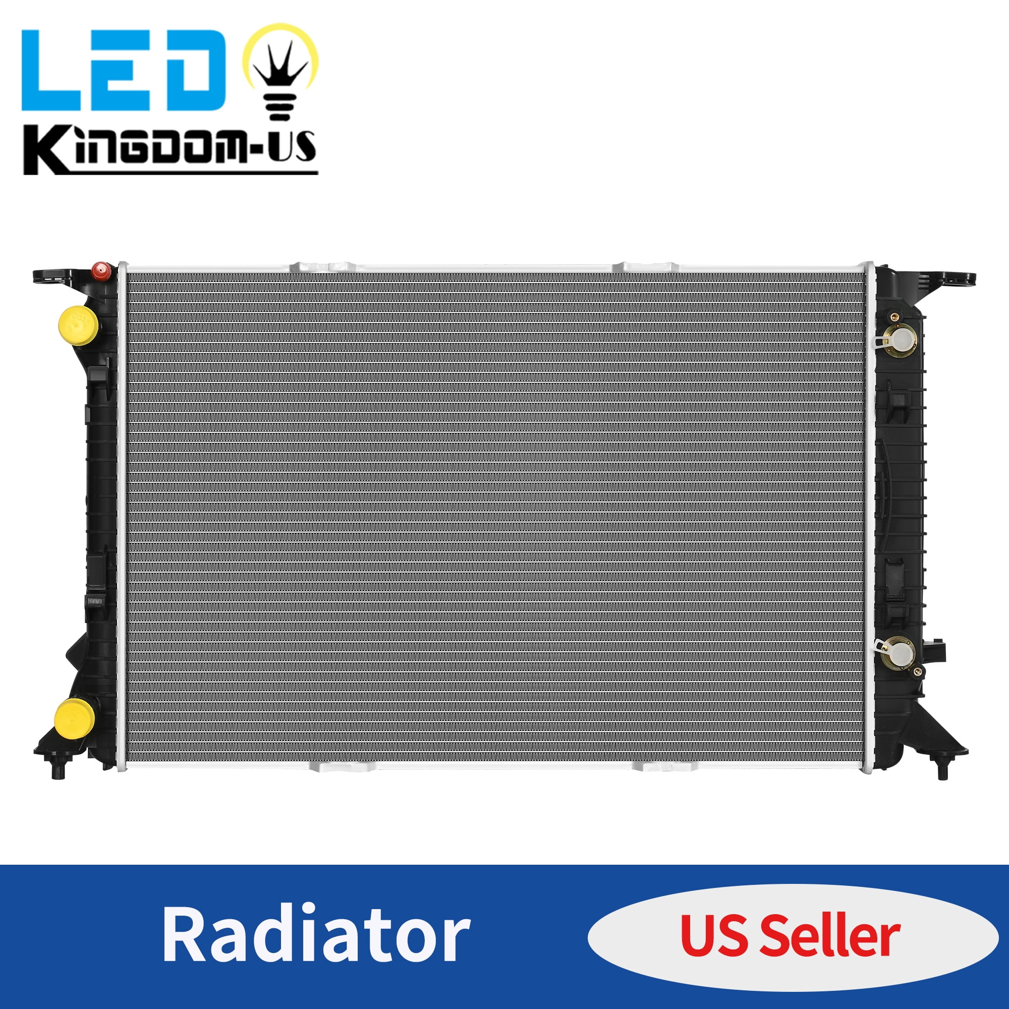 LEDKINGDOMUS Radiator for 2009-2016 Audi A4 Quattro 2010-2014 A5 2010-2017 A5 Quattro 2011-2017 Q5 2012-2015 A6 2013-2015 A6 Quattro 2013-2016 A4 allroad 2015-2018 Q3 Quattro Aluminum Core(No Cap)