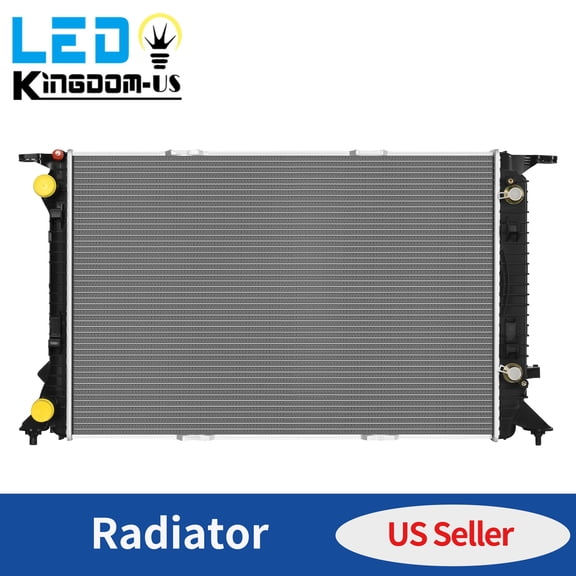 LEDKINGDOMUS Radiator for 2009-2016 Audi A4 Quattro 2010-2014 A5 2010-2017 A5 Quattro 2011-2017 Q5 2012-2015 A6 2013-2015 A6 Quattro 2013-2016 A4 allroad 2015-2018 Q3 Quattro Aluminum Core(No Cap)