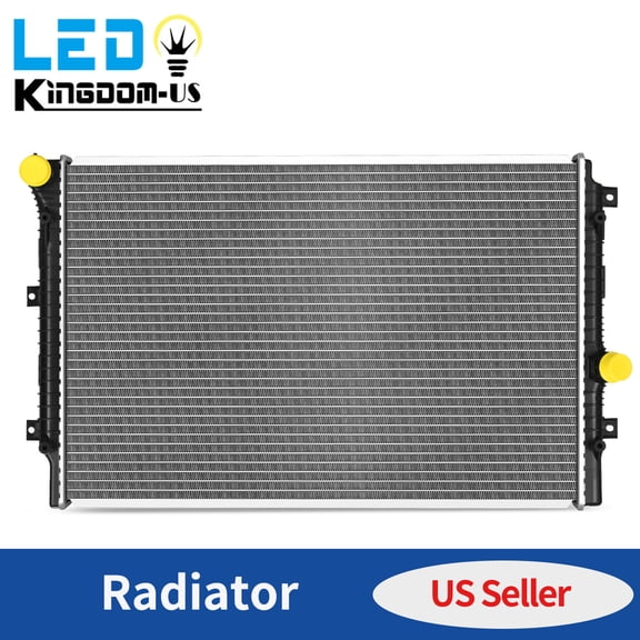 LEDKINGDOMUS Radiator for 2014-2016 VW Beetle Jetta 2014-2022 Passat 1.8L 2.0L - OEM 5C0121251K PR13423A CU13423, TIG-Welded Aluminum Core, 2.94MPa Leak-Tested CU13423