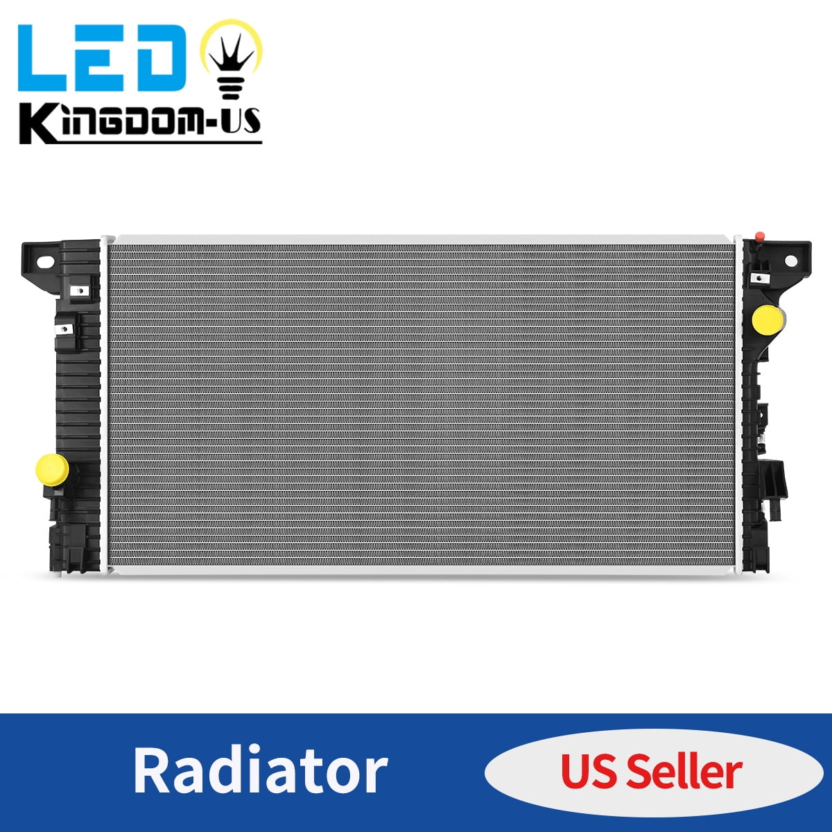 LEDKINGDOMUS Radiator for 2015-2016 Ford F150 (2.7L/3.5L V6, 5.0L V8) & 2018-2021 Lincoln Navigator (3.5L V6/5.0L V8), OEM FL3Z8005B/FO3010334/HL3Z8005C Replacement