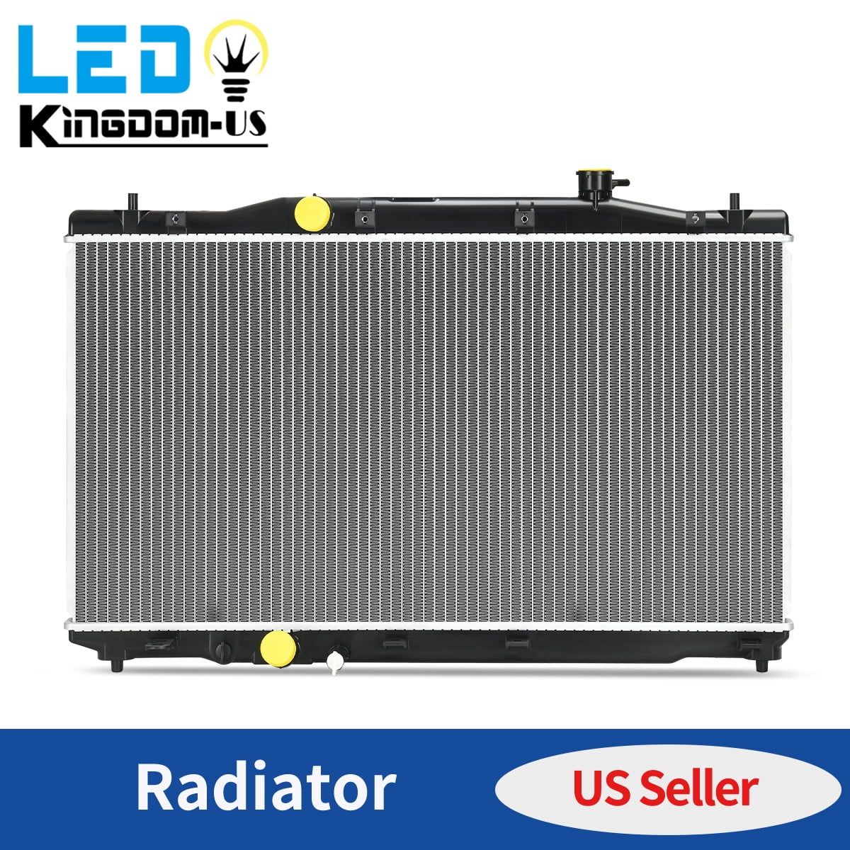 LEDKINGDOMUS Radiator Replacement For Honda Accord 2018-2022 L4 1.5L 2.0L Direct Fit High Efficiency Aluminum Core Leakproof Durable Extreme Weather Resistant