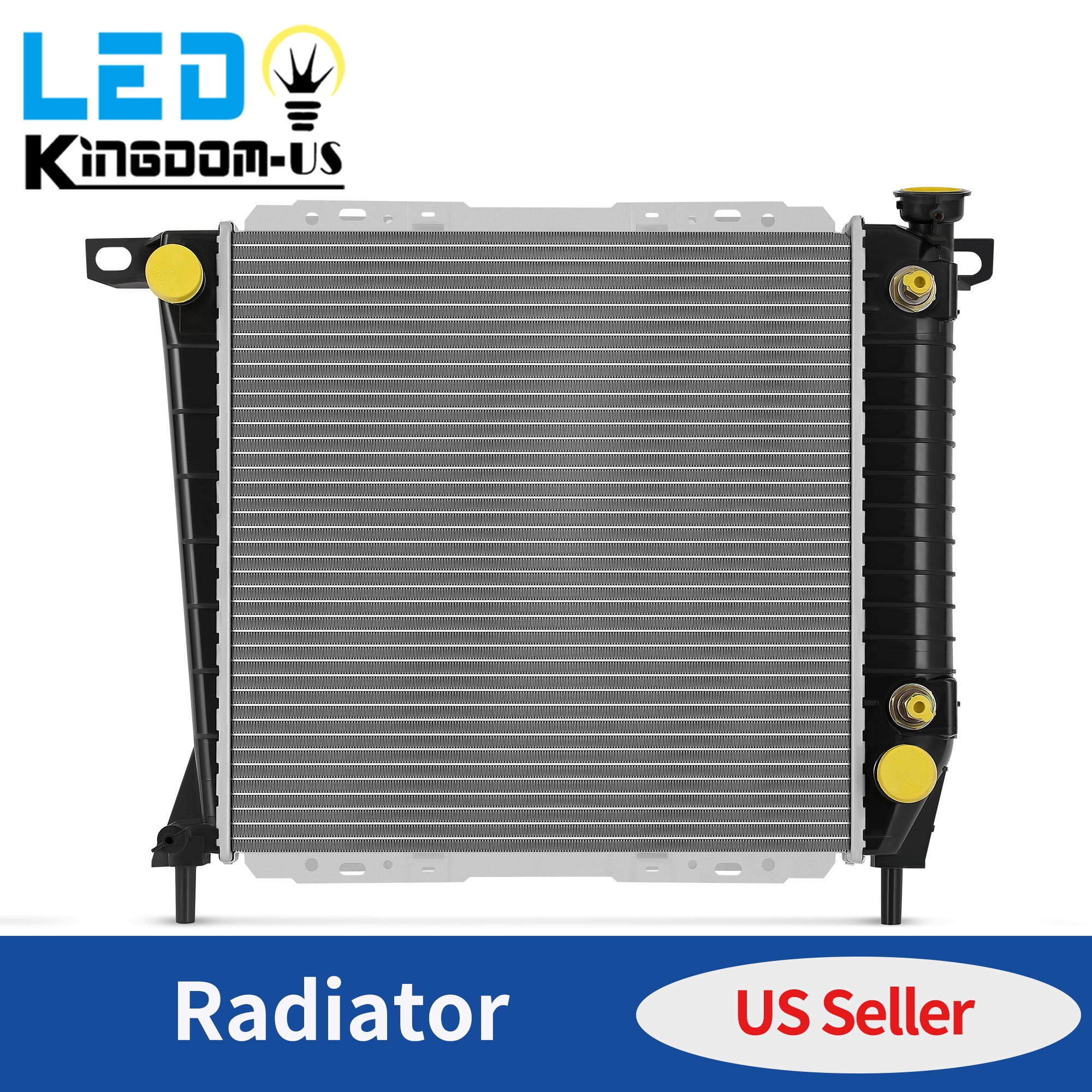 LEDKINGDOMUS Radiator for 1985-1994 Ford Ranger 1994 Mazda B2300 L4 2.0L 2.3L– High-Density Aluminum Core, Leak-Proof Design CU1062