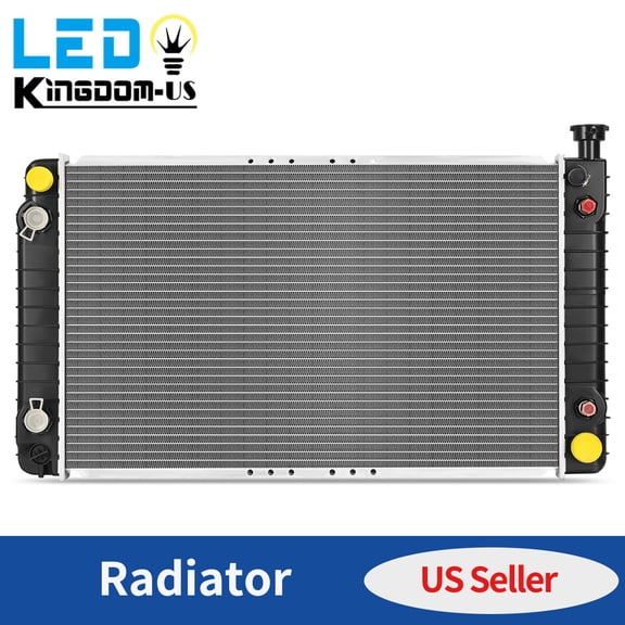 LEDKINGDOMUS Radiator for 1996-1999 Chevrolet C1500/C2500/K1500/K2500 GMC C1500/C2500/K1500/K2500 5.7L L31 OEM 52469674/CU1790 (No Cap Included)