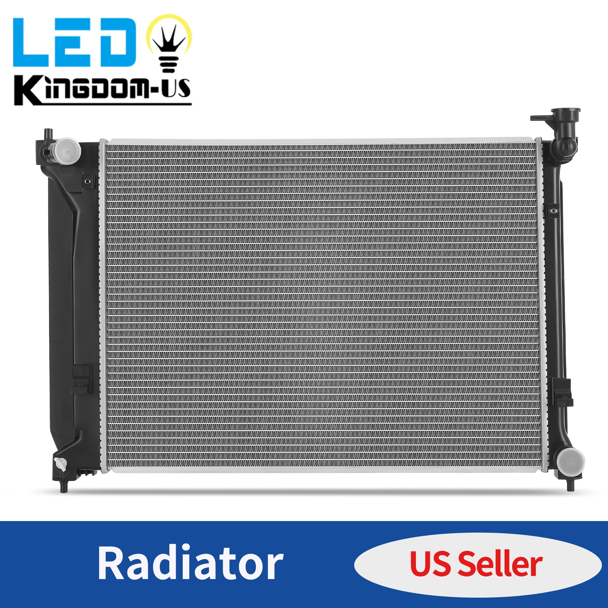 LEDKINGDOMUS Radiator for 2015-2019 Hyundai Sonata 2.4L - OEM 25310C2000 HY3010194 CU13457, TIG-Welded Aluminum Core, 2.94MPa Leak-Tested