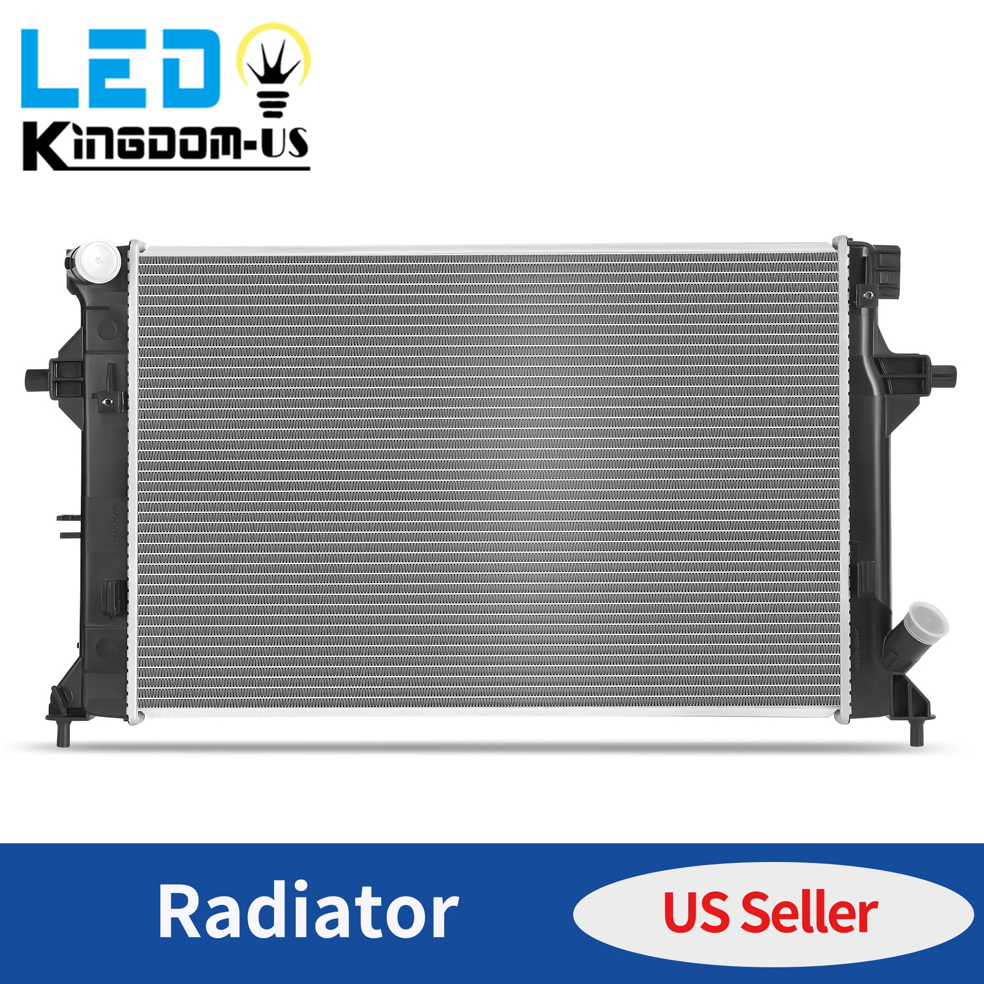 LEDKINGDOMUS Radiator for 2016-2020 Hyundai Elantra/2018-2020 Elantra GT 2.0L 4-Cylinder, OEM# 25310F2000 (HY3010213, Direct Fit)