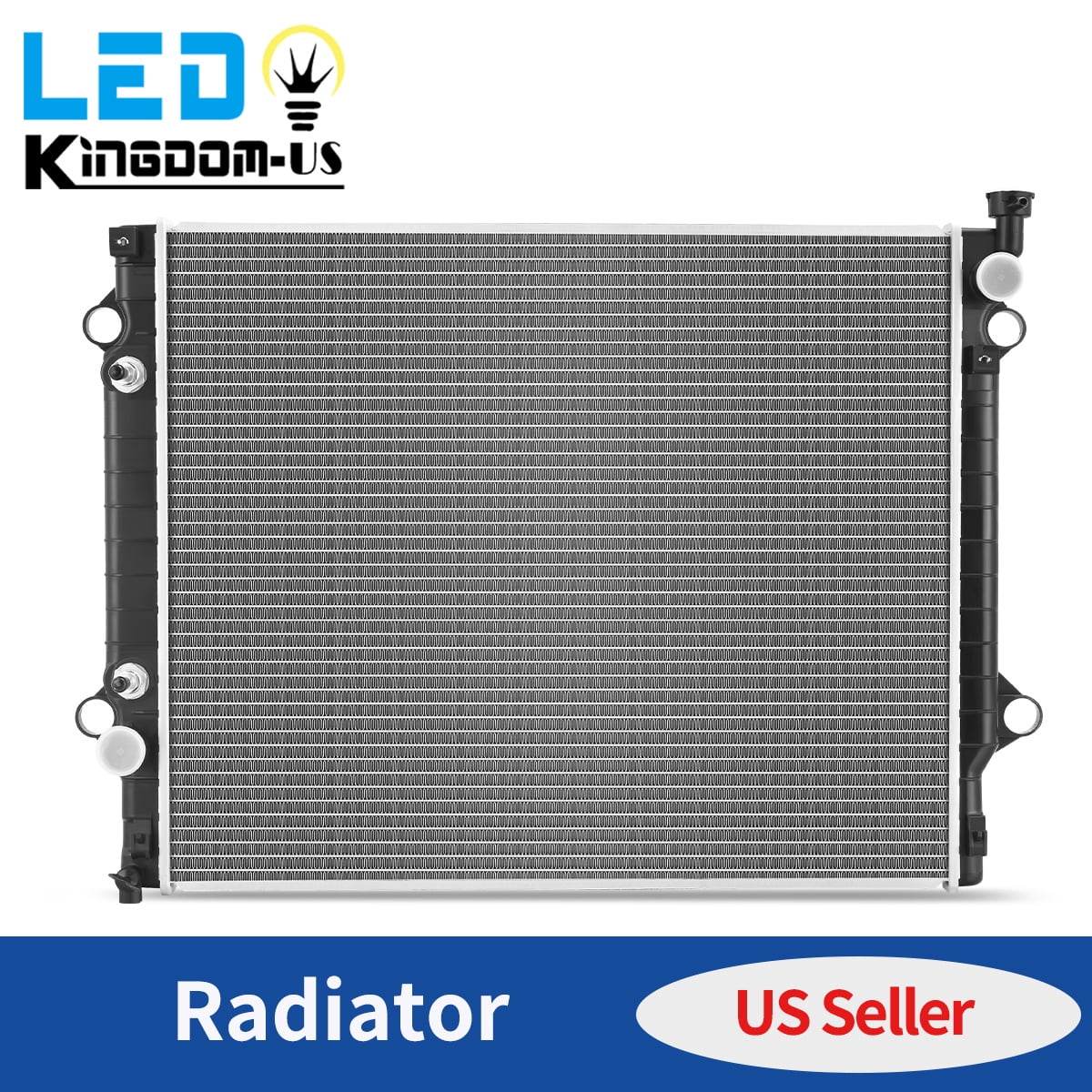 LEDKINGDOMUS Radiator for 2016-2021 Toyota Tacoma 2.7L/3.5L V6/L4 | Direct Fit Replacement, Leak-Resistant Design