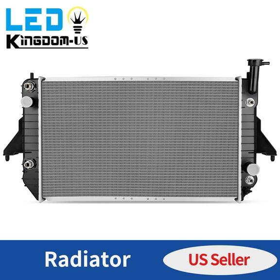LEDKINGDOMUS Replacement Radiator for 1996 1997 1998 1999 2000 2001 2002 2003 2004 2005 Chevy Astro & GMC Safari 4.3L V6, Direct Fit Aluminum Core (OEM: 15180873, CU1786)