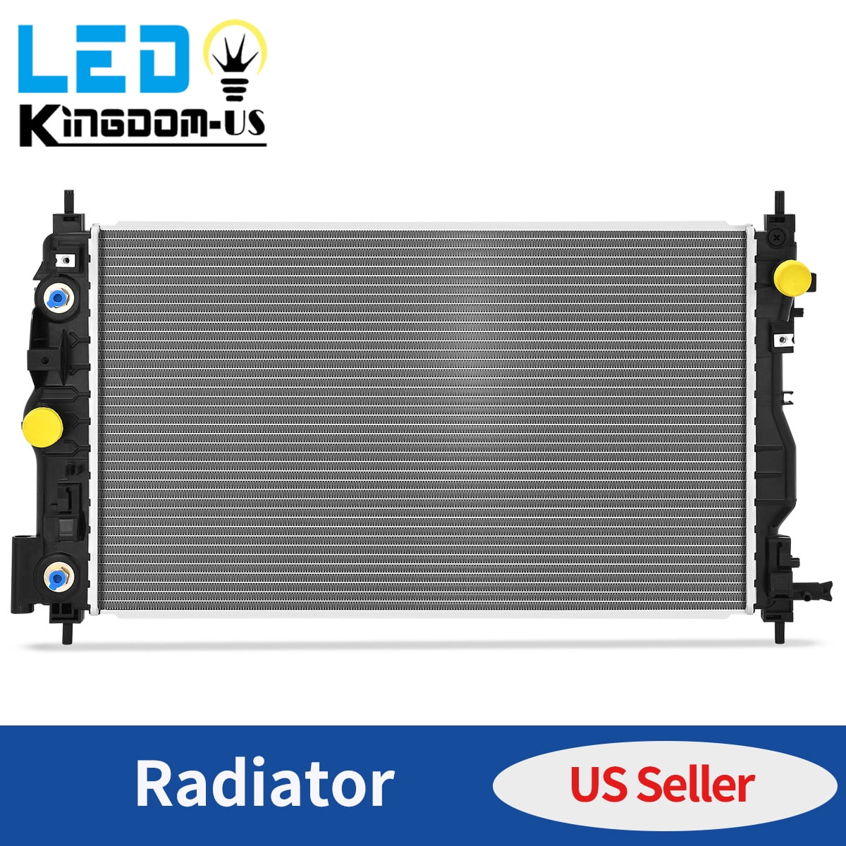 LEDKINGDOMUS Replacement Radiator for 2013-2014 Chevrolet Malibu, 2014-2016 Impala Limited, 2014-2020 Impala, 2010 Buick Allure, 2010-2016 LaCrosse, 2011-2017 Regal 2.4L/3.0L/3.6L V6/L4 ( GM3010538)