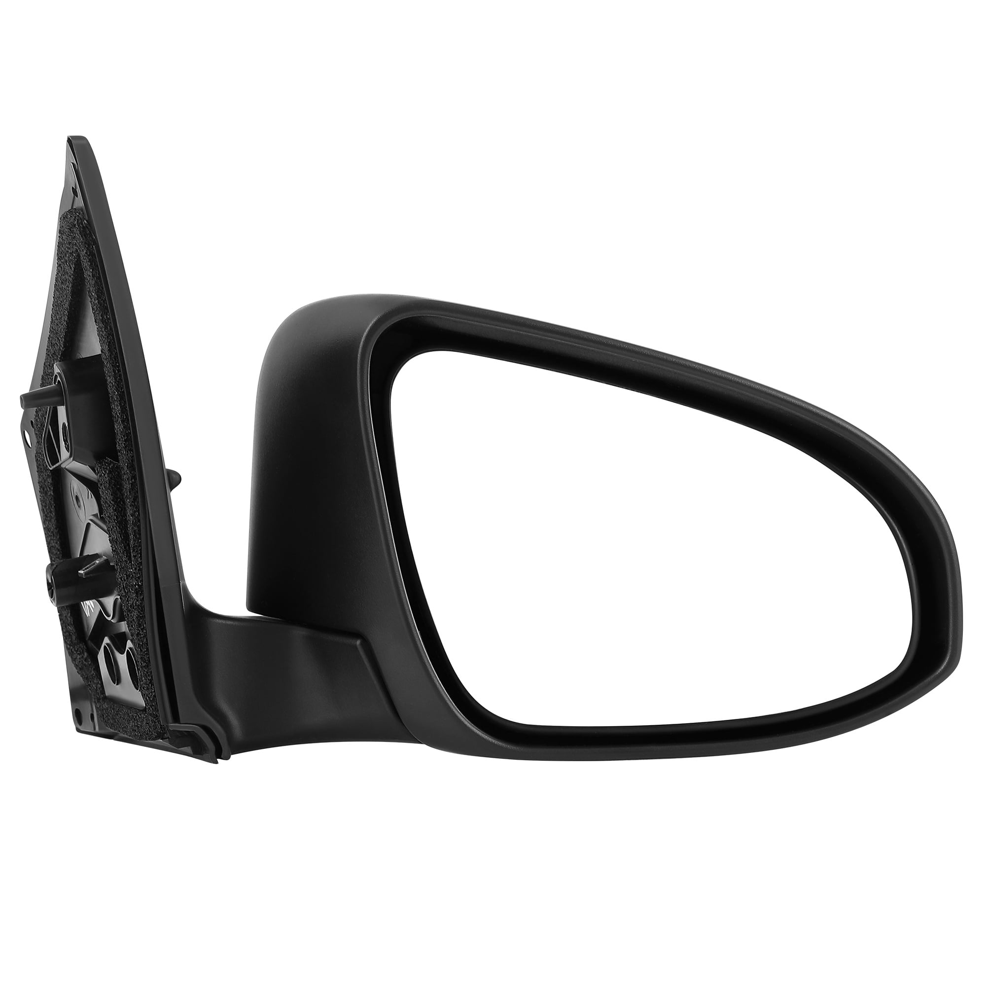 LEDKINGDOMUS  Right Passenger Side Power Adjusting Manual Folding Black Mirror Compatible With 2014 2015 2016 2017 2018 2019 Toyota Corolla Door Mirror Replacement