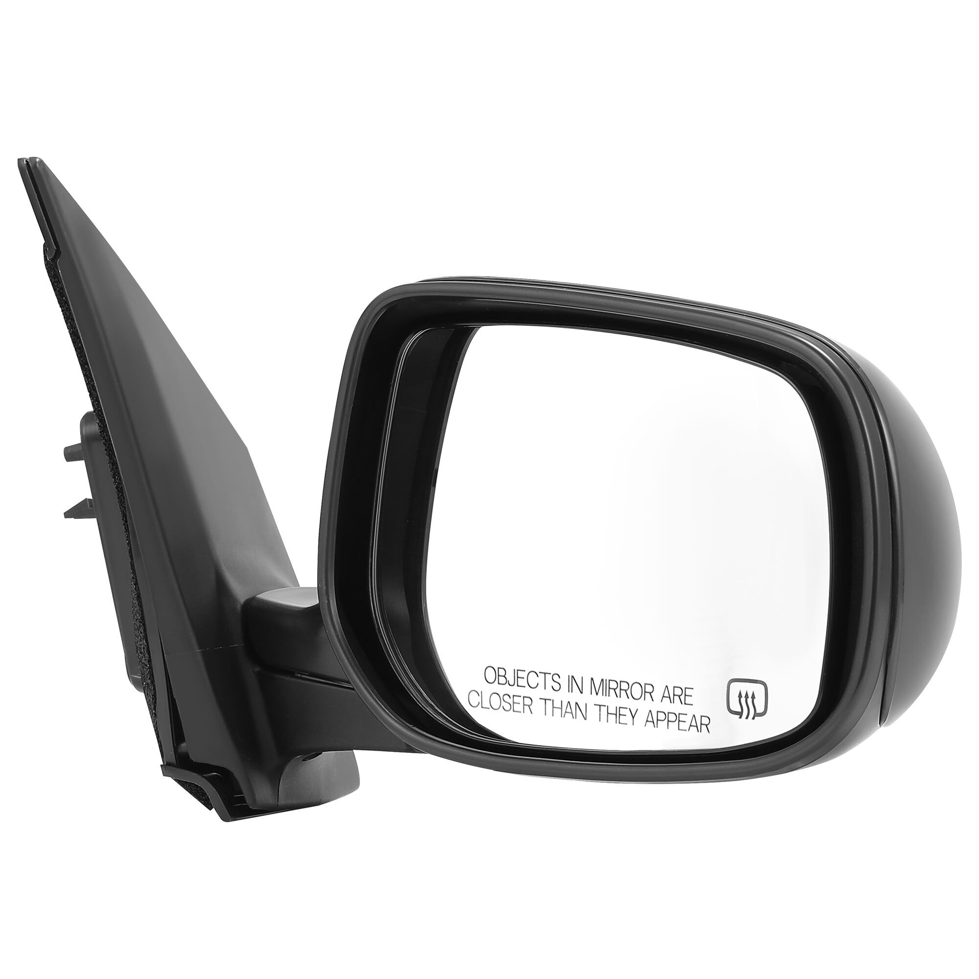 LEDKINGDOMUS Right Passenger Side Power Heated Manual Folding Black Mirror Compatible With 2009 2010 2011 2012 2013 Toyota Corolla Door Mirror Replacement