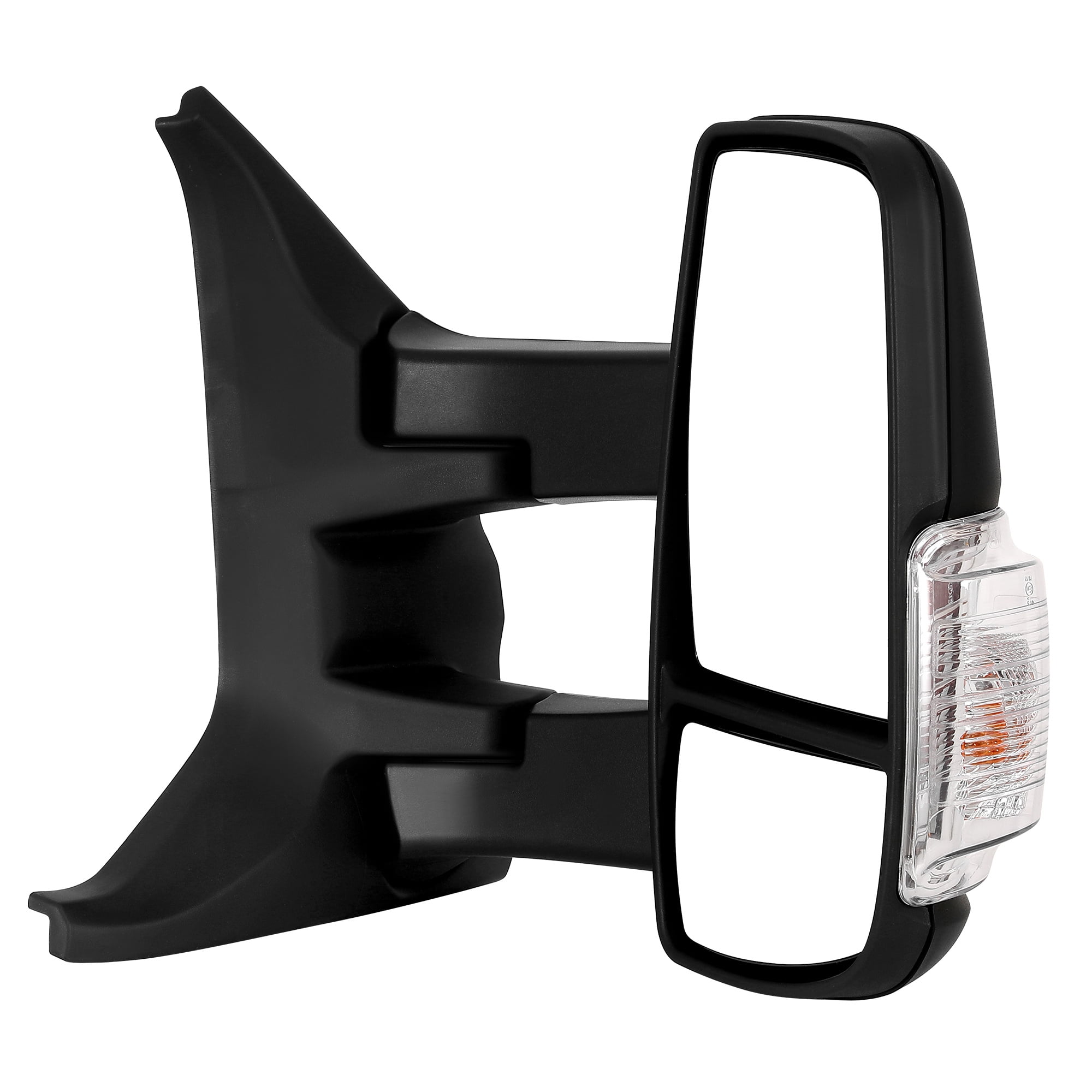 LEDKINGDOMUS Right Side Power Heated Door Mirror with Amber Turn Signal, Compatible with 2015 2016 2017 2018 2019 2020 2021 2022 2023 2024 Ford Transit 150/250/350, Black
