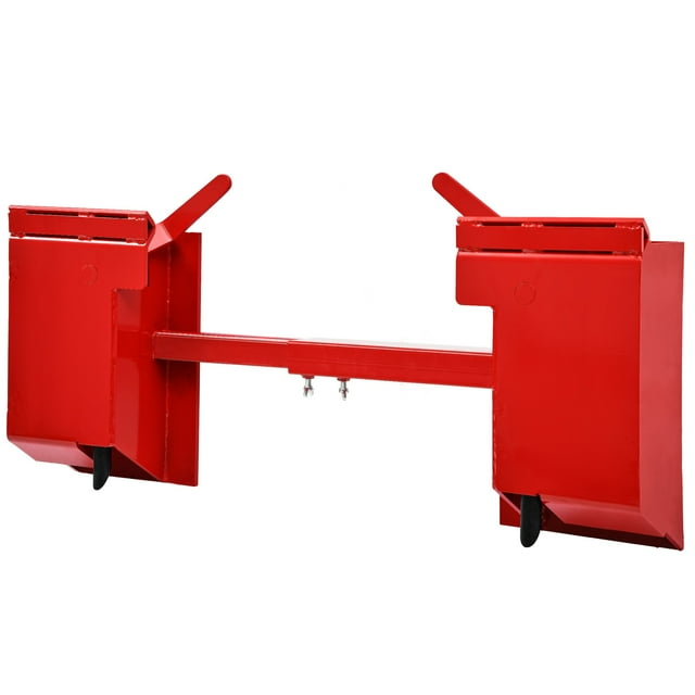 LEDKINGDOMUS Skid Steer Quick Attach Conversion Adapter W/ Adjustable